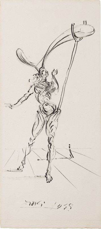 Personnage à la béquille (Figura con muleta)